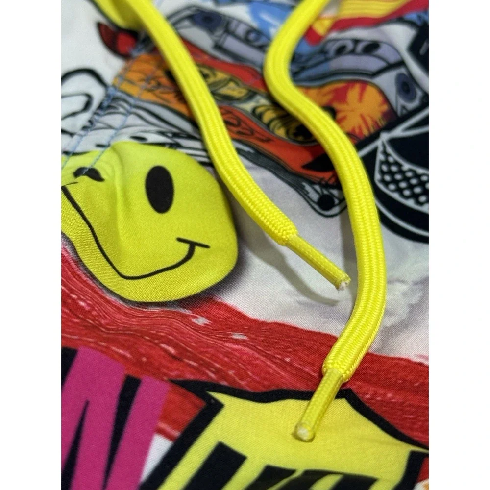Bang Men's SUPER POP RESORT SHORTS 90's Y2K Swim  Size XL Beach‎ SPF 50+ Trunks